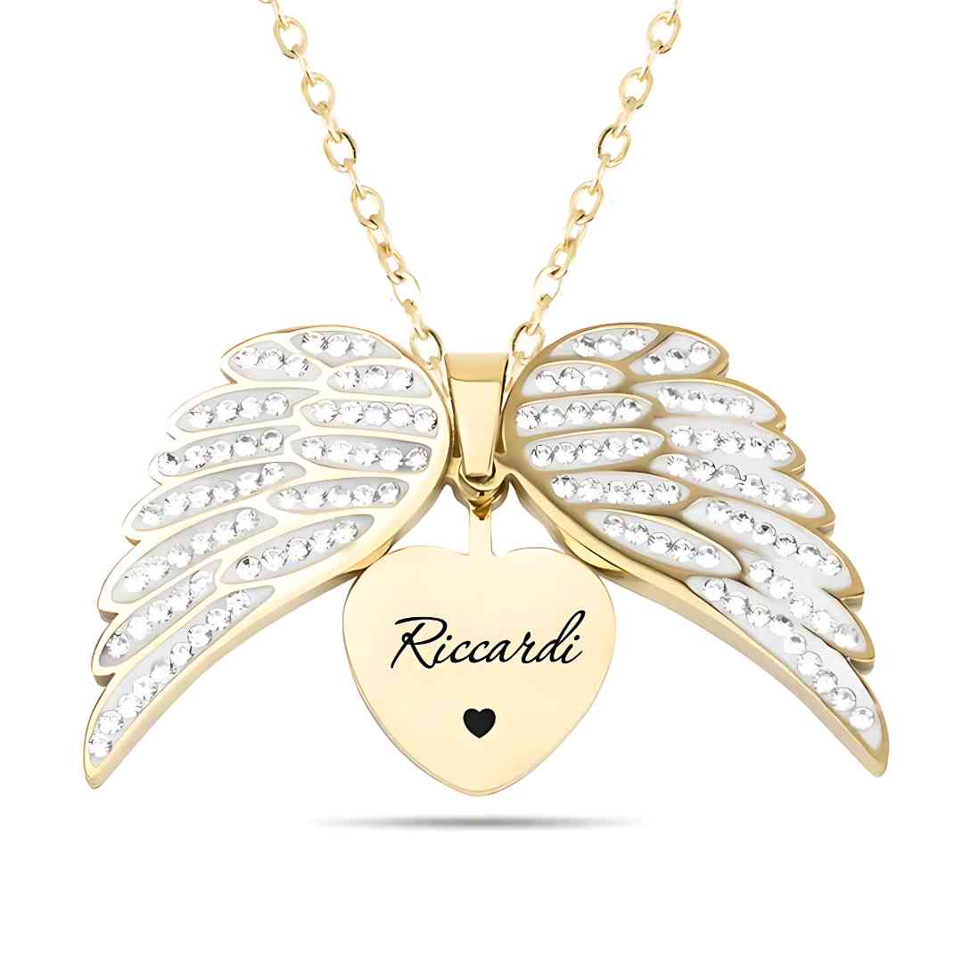 Colar Feminino Anjo Personalizável