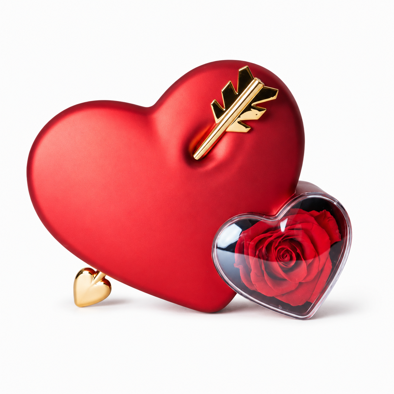 Caixa Amor Eterno Com Rosa Eterna